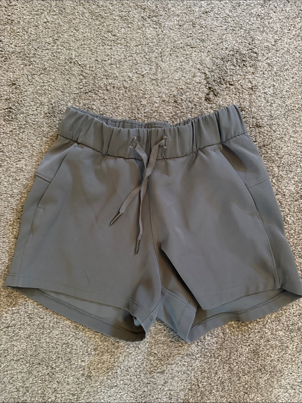 lululemon athletica Women's Athletic Drawstring Shorts — Gray